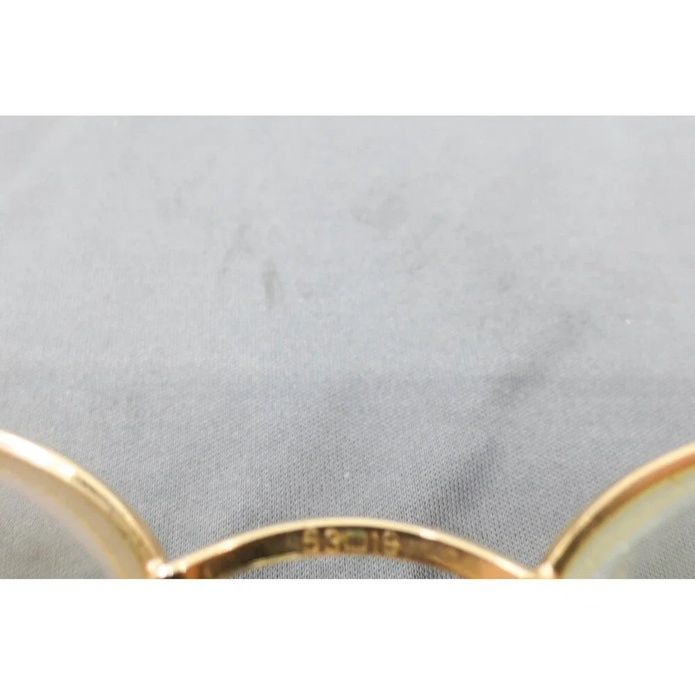 Bugle Boy BB-60 TOR MARINE Vintage Eyeglasses Gold Tortoise Oval Frames 53-19